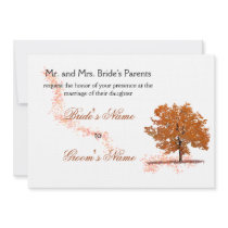 Fall tree Wedding-rust