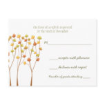 Fall Twig Tree - Response card Post Card