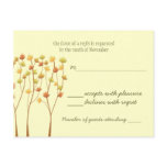 Fall Twig Tree - Response card Post Cards