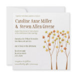 Fall Twig Tree Wedding Invitation