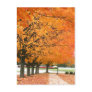 Fall walk postcard