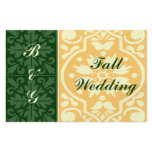 Fall Wedding Green Cream Flyer Template