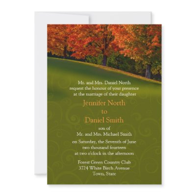 Fall Wedding Invitations by TDSwhite