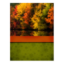 Fall Wedding Postcard