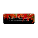 Fall Wedding Return Address Labels labels