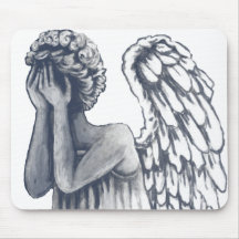 Fallen, Angel Art Products Mousepads