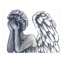 Fallen, Angel Art Products Post Cards