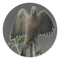 Fallen Angel Dove Sticker