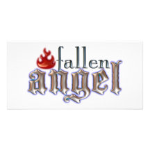 Fallen Angel Photo Card Template
