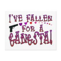 Fallen For Gangsta Postcard