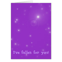 Fallen Greeting Card