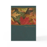 fallen leafs-Thanksgiving Card