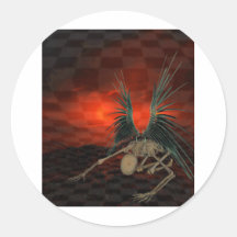 FALLEN ROUND STICKER