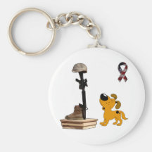 Fallen Soldier - Pumpkin Mourns Keychain