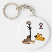 Fallen Soldier - Pumpkin Mourns Keychains
