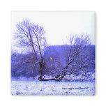 Fallen Tree Blue magnets