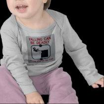 Falling Can Be Deadly t-shirts