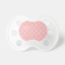 Falling Heart Cupcake Pattern Pacifier