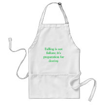 Falling is not failure apron