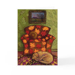 Falling Leaves Greeting Card