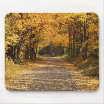 Falling Leaves Mouse Pads