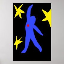 Falling ~ Modern Art ~ Poster