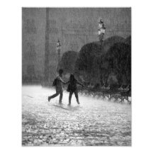 Falling Rain Photo Print