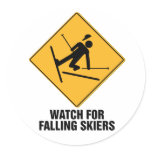 Falling Skiers