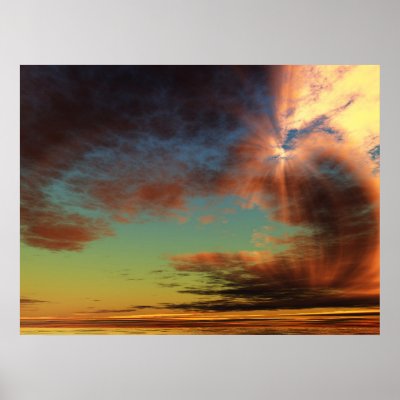 Falling Sky Print by KiDAcE