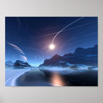 Falling Star Print by beverlytazangel