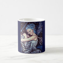falling stars faery artwork mug