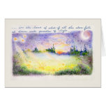 Falling stars fantasy landscape