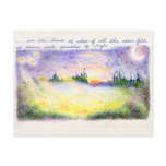 Falling stars fantasy landscape