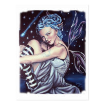 falling stars post cards