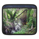 Falling Trees Green River Banks Posterized iPad Sleeve