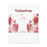 Falling Valentine Postcard