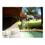 Falling Water From A Fountain Post Card