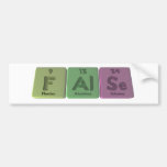 False-F-Al-Se-Fluorine-Aluminium-Selenium.png Bumper Sticker