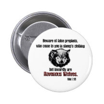 False Prophet/ Wolf Button