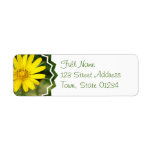 False Sunflower Mailing Labels