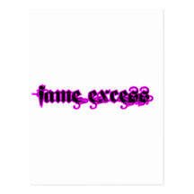 Fame Excess Postcards