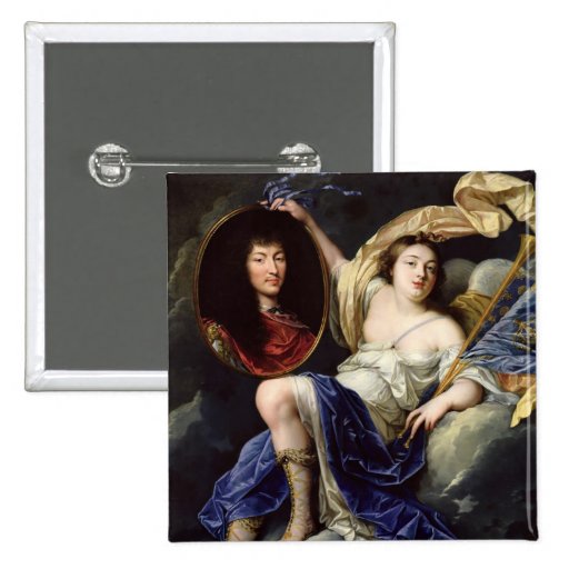 Fame Presenting a Portrait of Louis XIV Pin