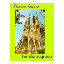 Familia Sagrada Postcard