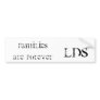 FAMILIES ARE FOREVER BUMPER STICKERS