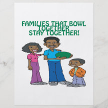Families That Bowls Together Personalized Flyer