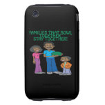 Families That Bowls Together Tough iPhone 3 Case