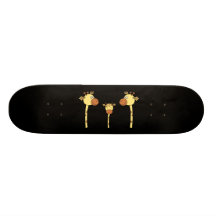 Famille des girafes. Bande dessinée Plateaux De Skateboards Customisés