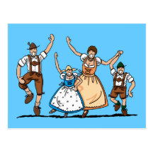 Famille d'Oktoberfest de Dirndl de Lederhosen de c