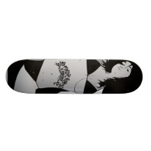 Famille étrangère "lèche-vitrines " skateboards personnalisés