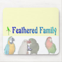 Famille faite varier le pas MousePad tapis de souris